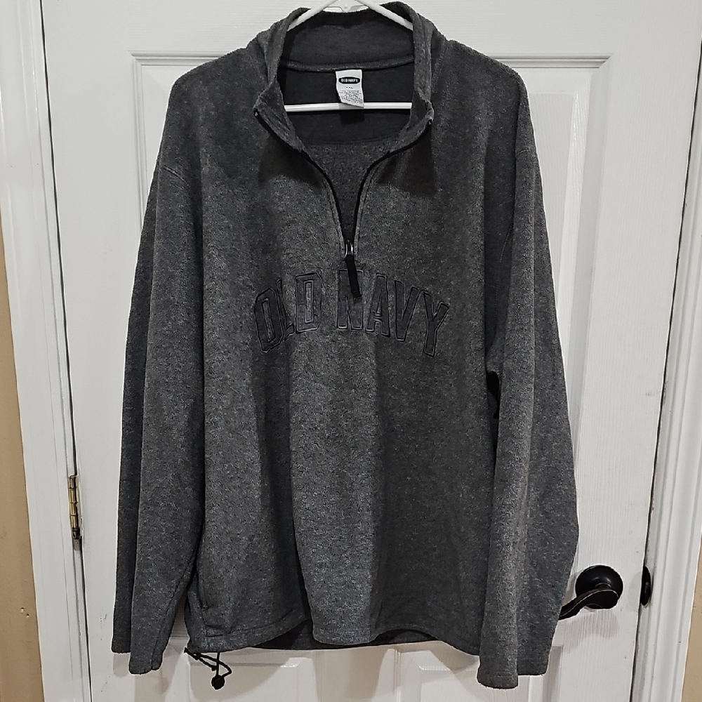 Old Navy Charcoal Quarter Zip-Up Men's Fleece